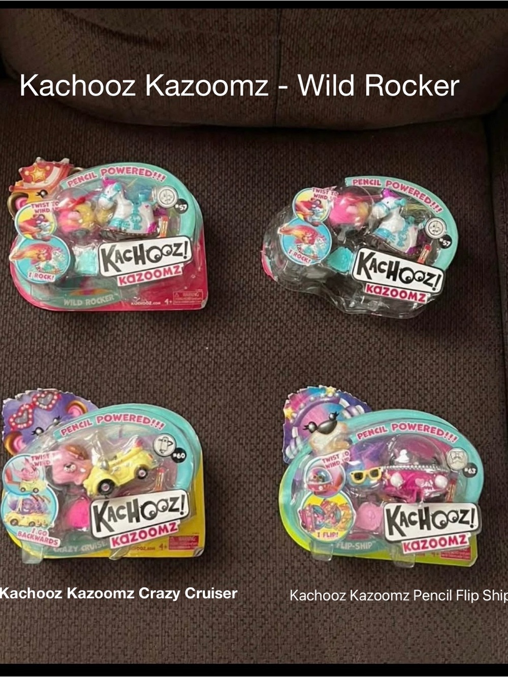 Kazoomz Wild Rocker Pink Toy Pack